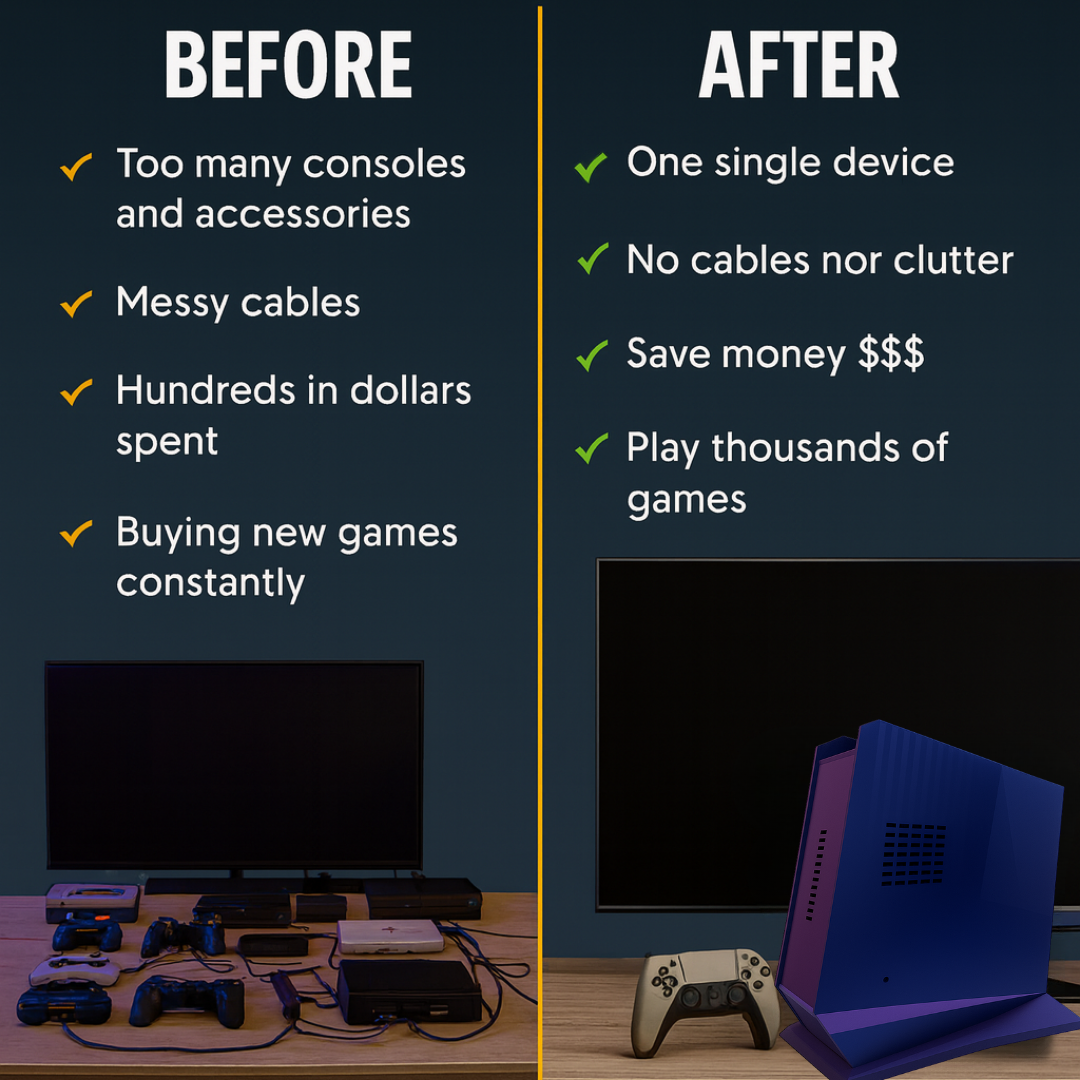 Play Every Console – Switch, Xbox, PS3 & 100,000 Games in One with UltraBox™ Super Console