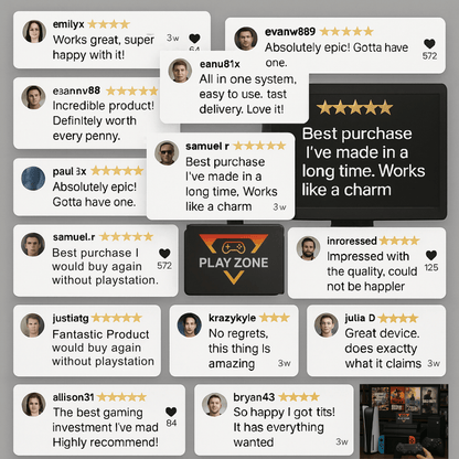 Play Every Console – PS5, Switch, Xbox & 50,000 Games in One with Playzone™ Super Console 1TB