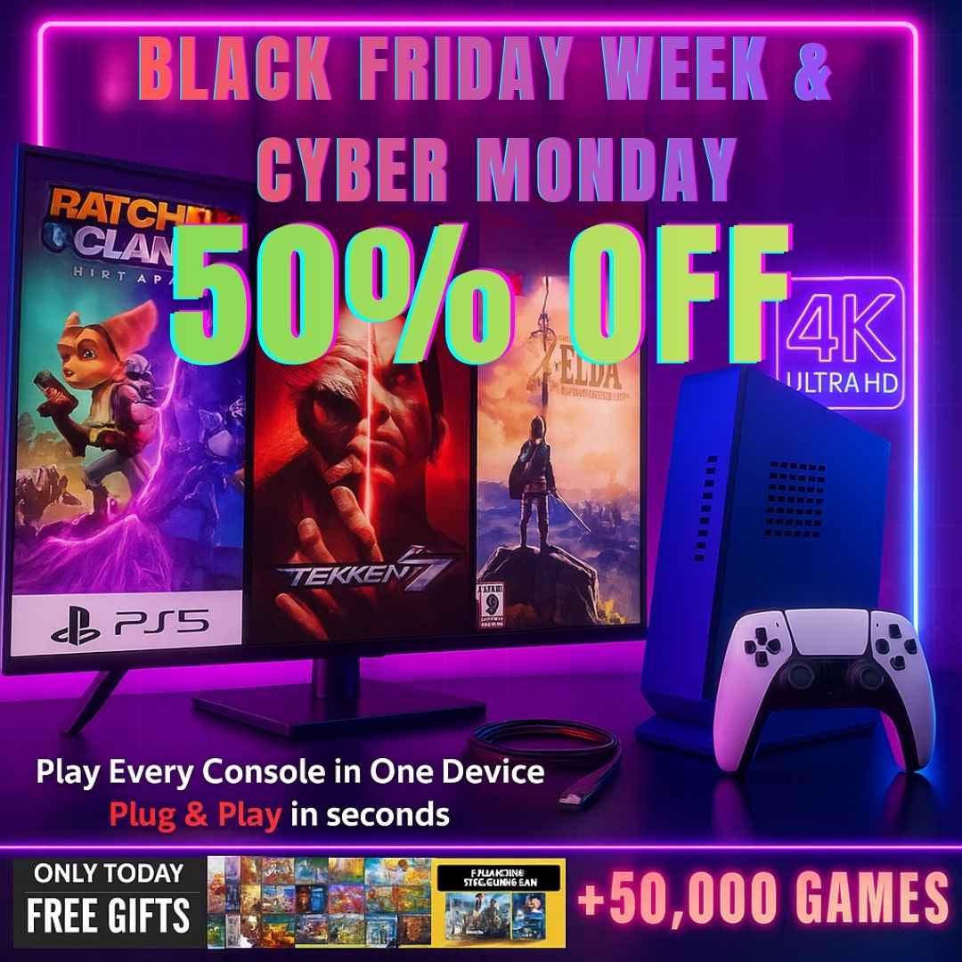 Play Every Console – Switch, Xbox, PS3 & 100,000 Games in One with UltraBox™ Super Console