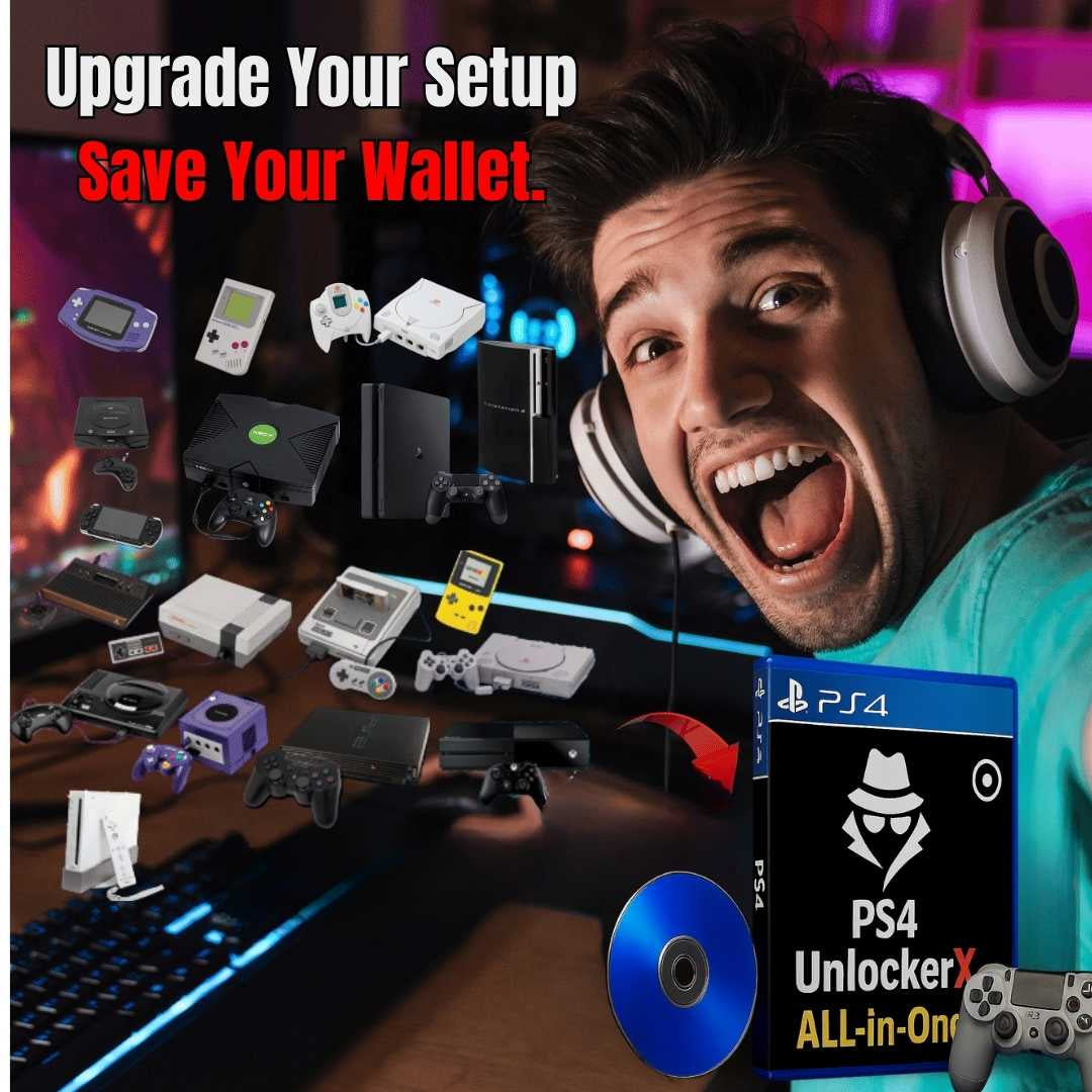 Unlock the Full PS4 Power — Infinite Games + All Retro Classics with UnlockerX™